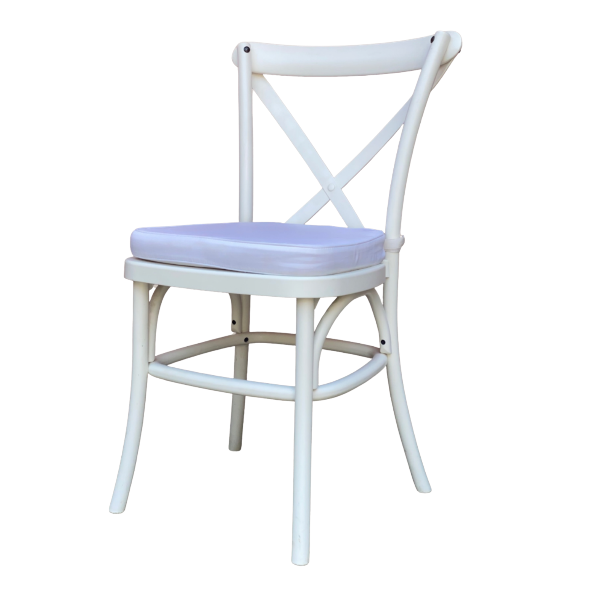 Silla cross back blanca