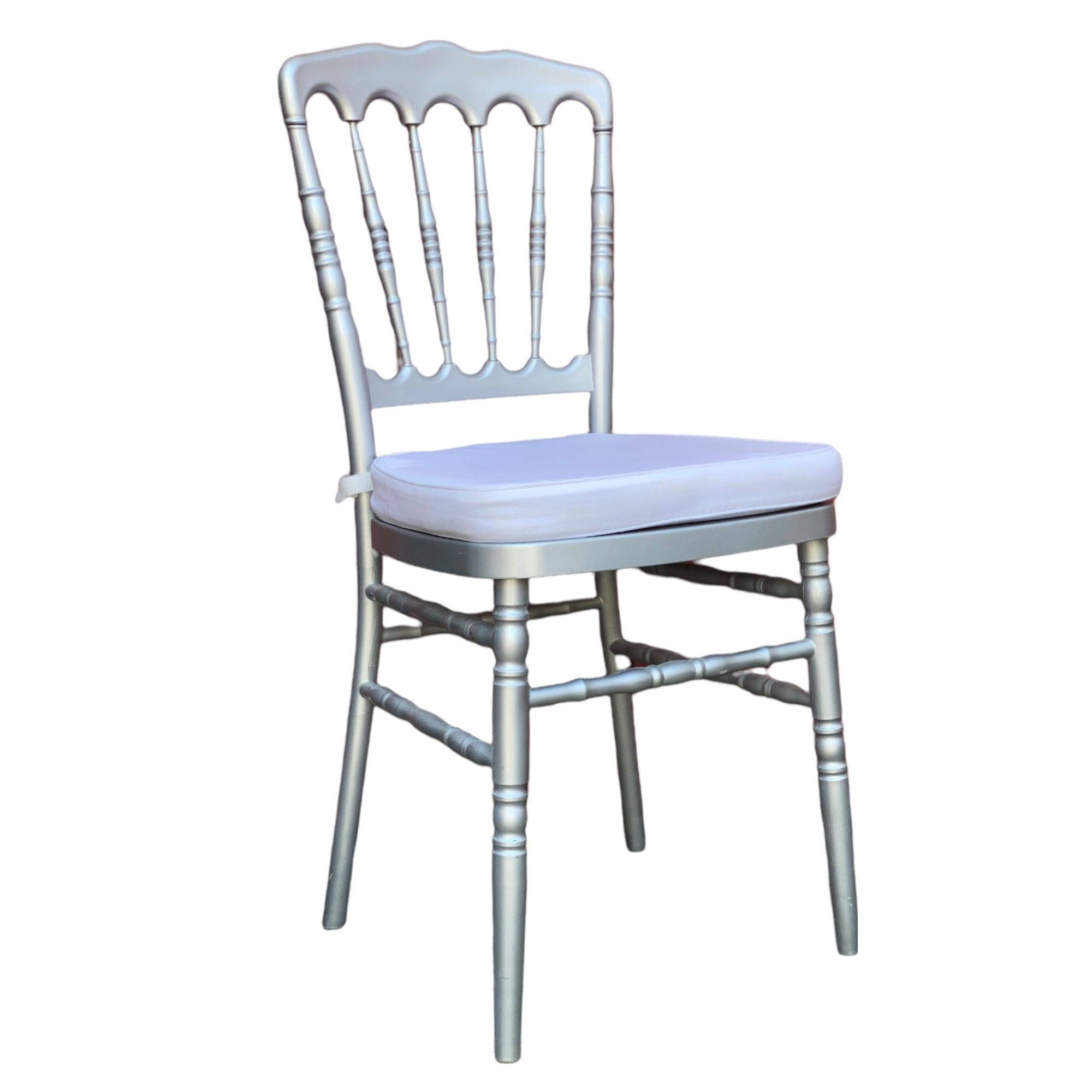 Silla Napoleón plateada