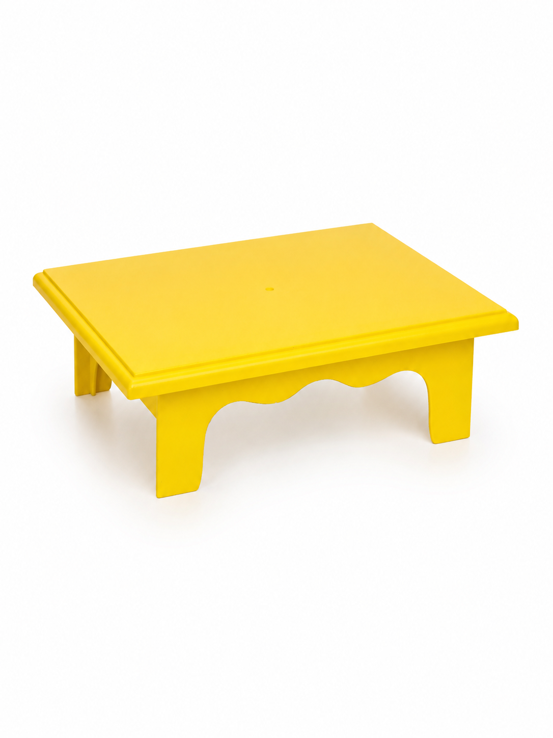 Elevador rectangular amarillo