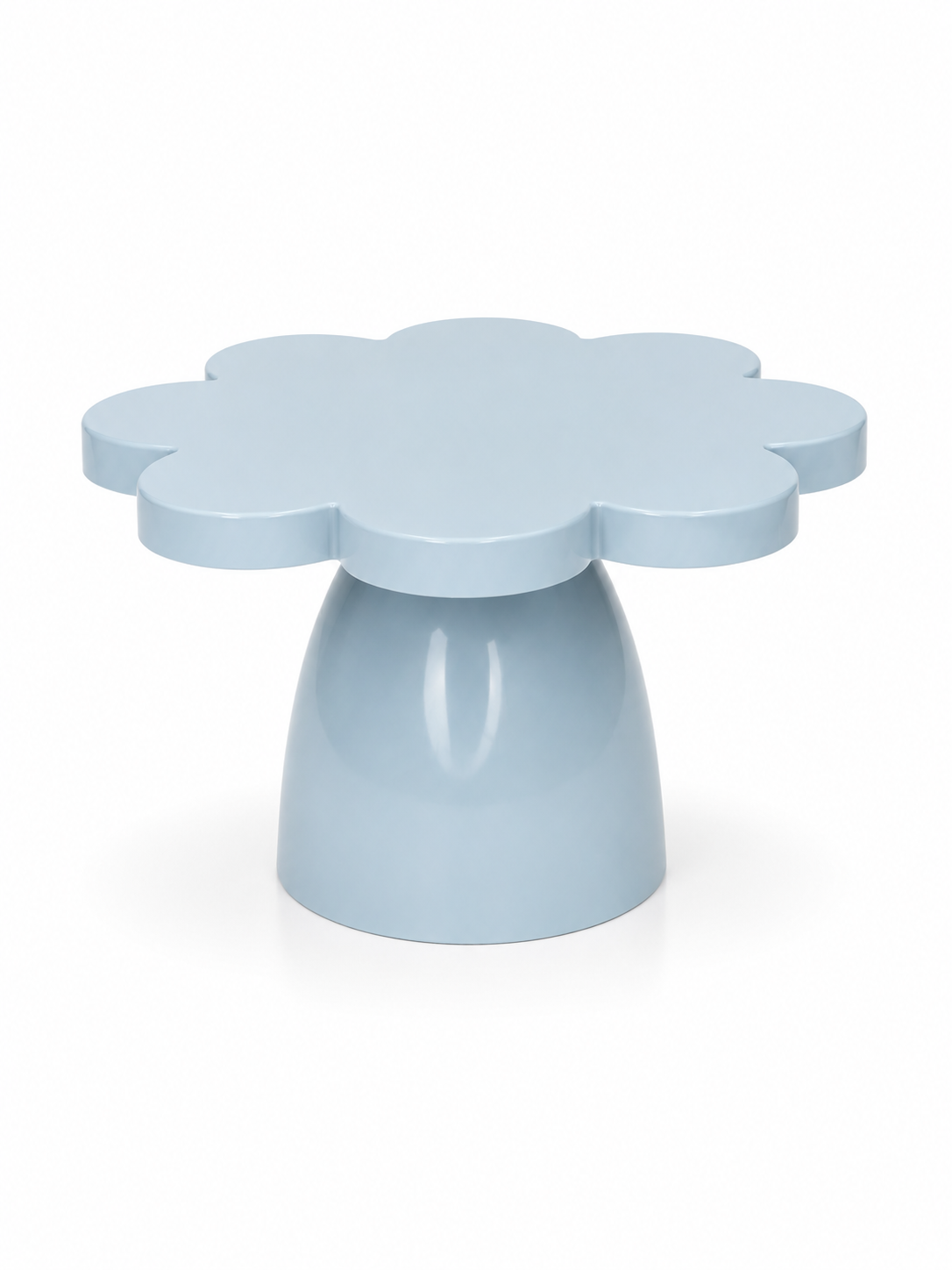 Base flor azul pastel