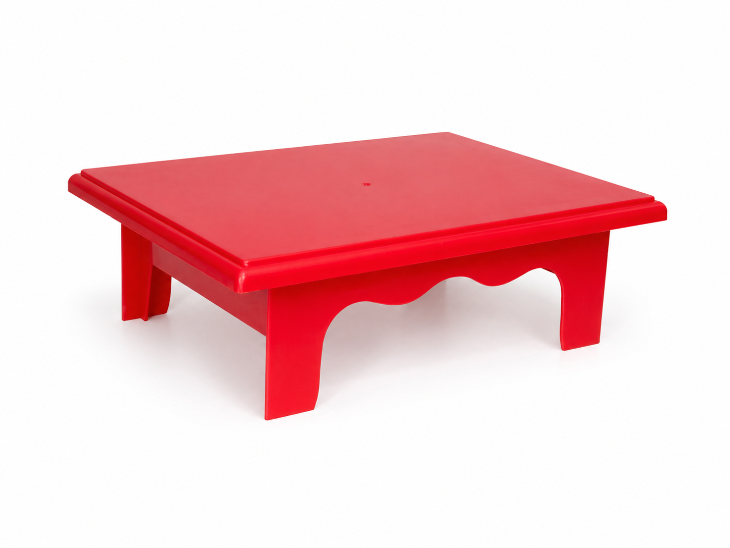 Elevador rectangular rojo