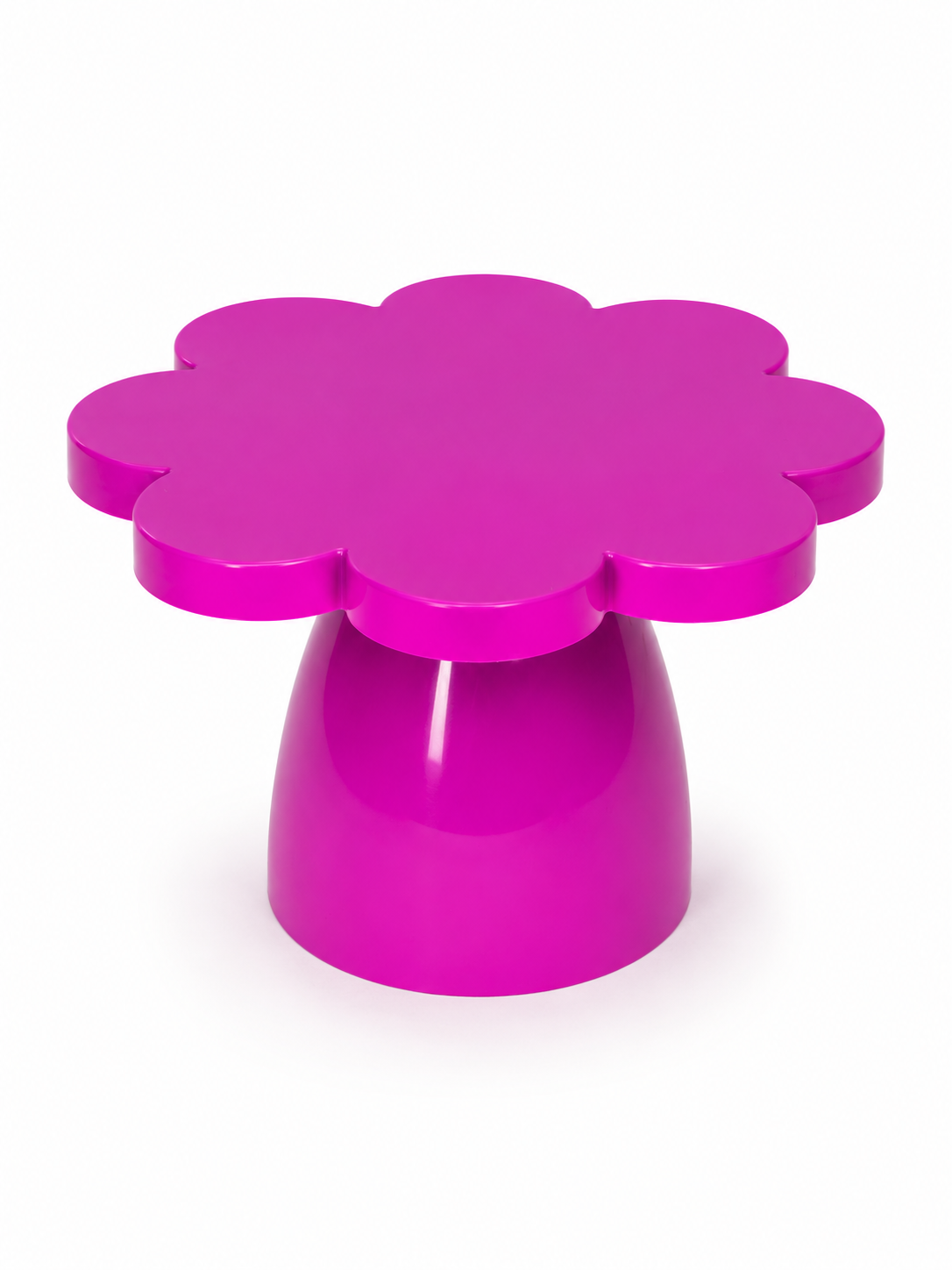 Base flor rosa fucsia