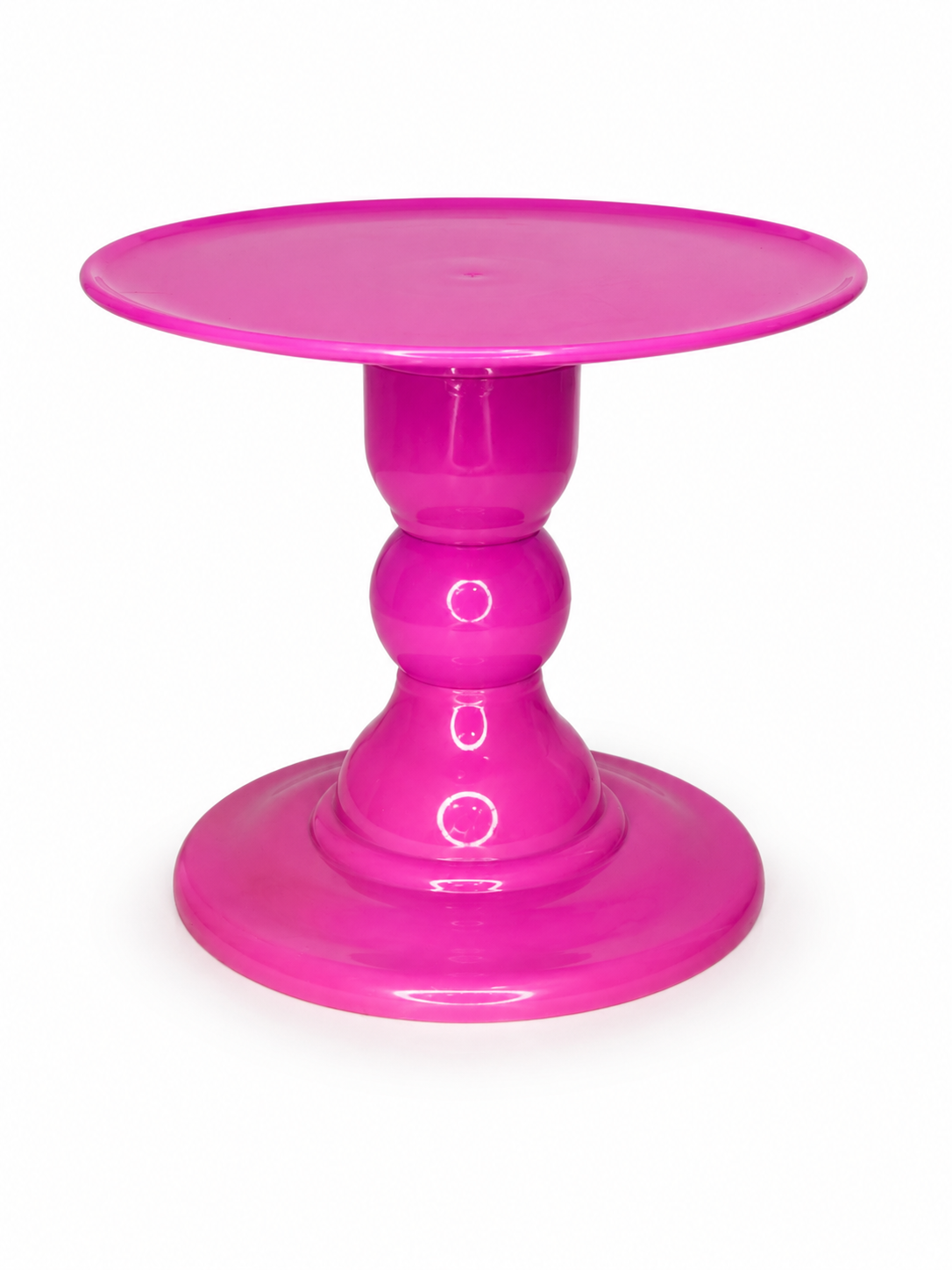 Base redonda rosa fucsia