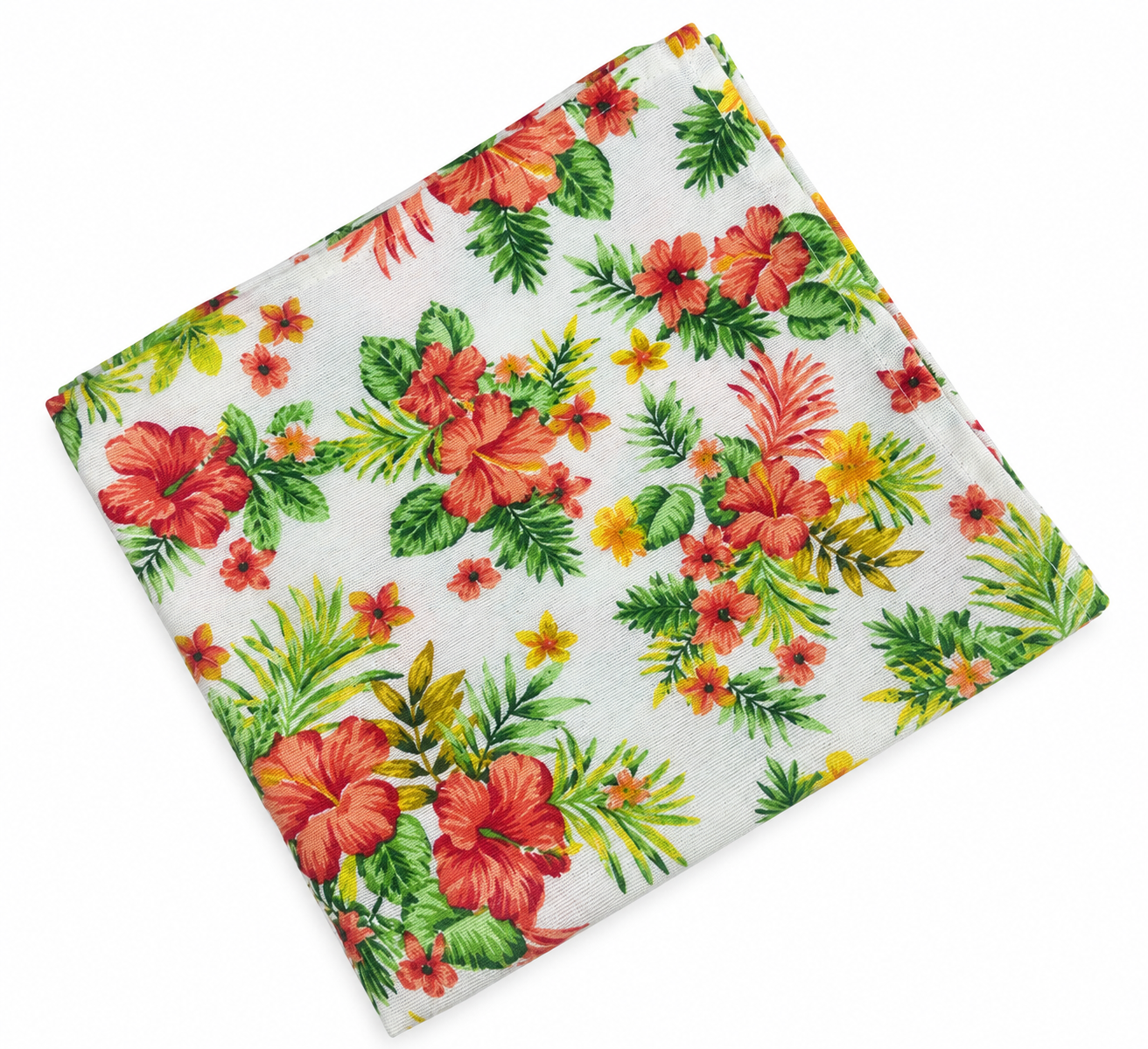 Servilleta flor cayena naranja