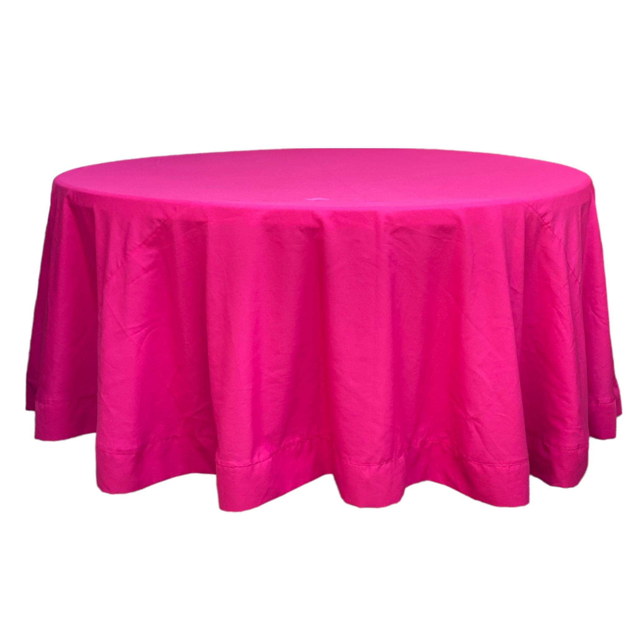 Mantel fucsia redondo