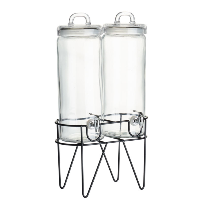 Dispensador dúo cristal