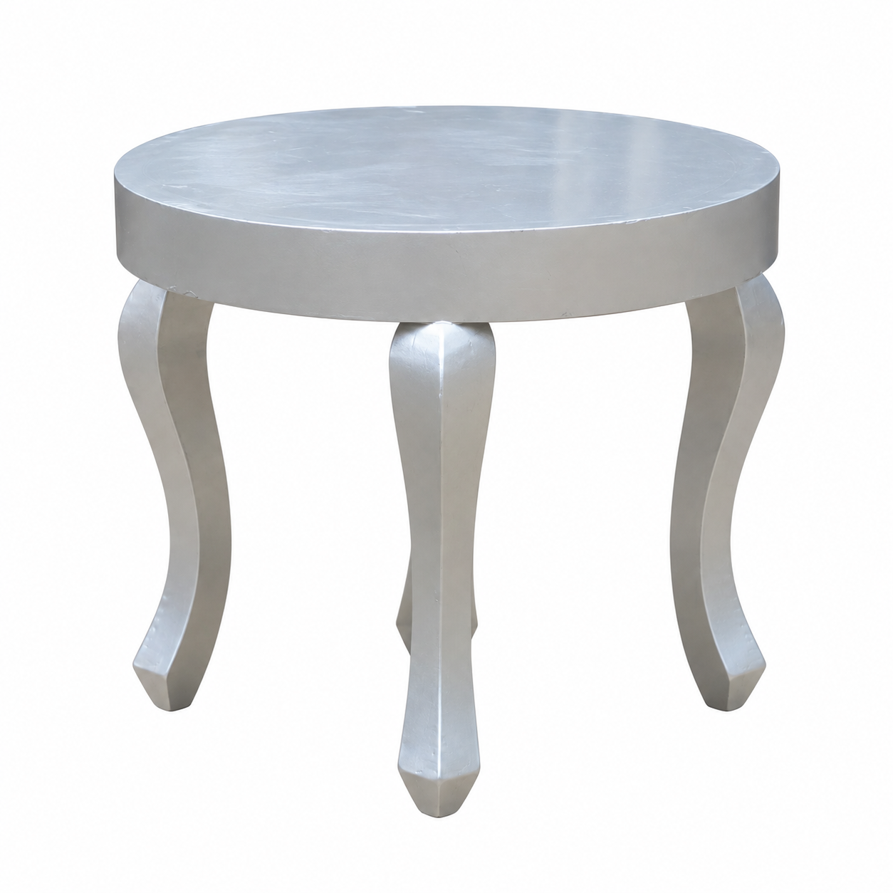 Mesa Luis XV plateada P
