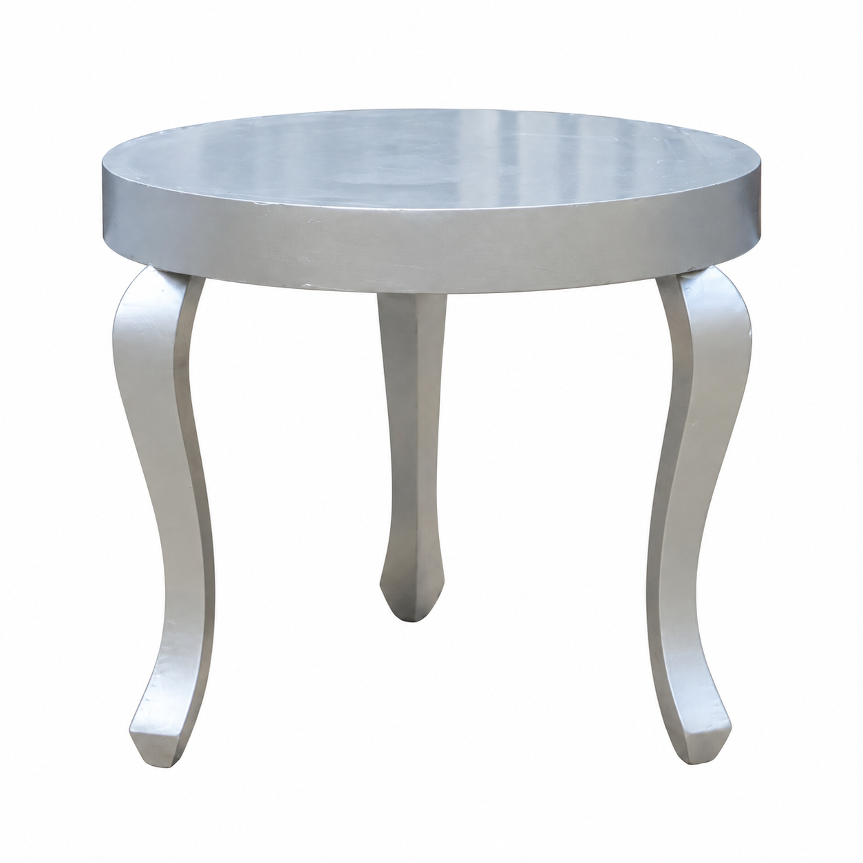Mesa Luis XV plateada G
