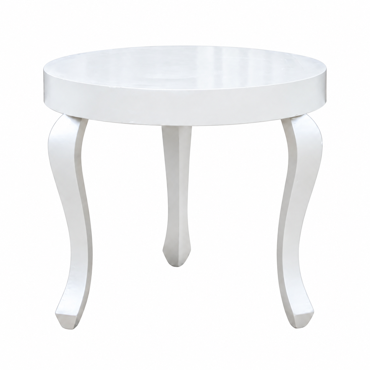 Mesa Luis XV blanca G