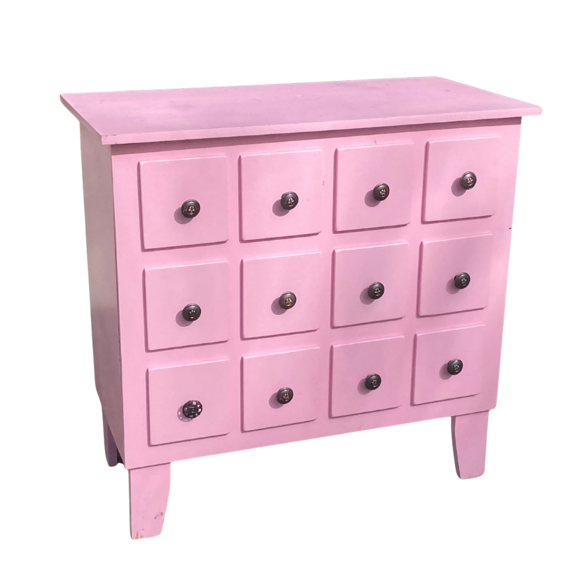 Mesa gavetero rosa bebe