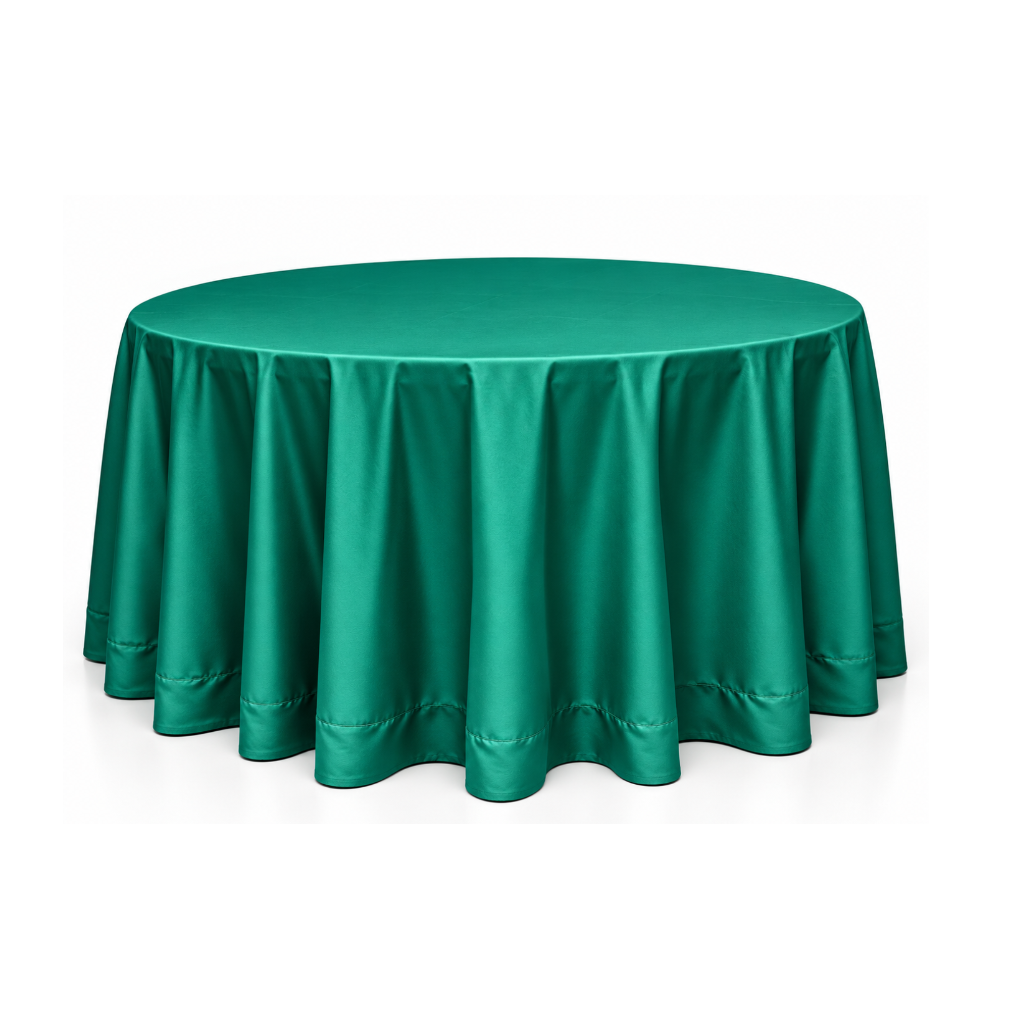 Mantel verde Navidad perlado