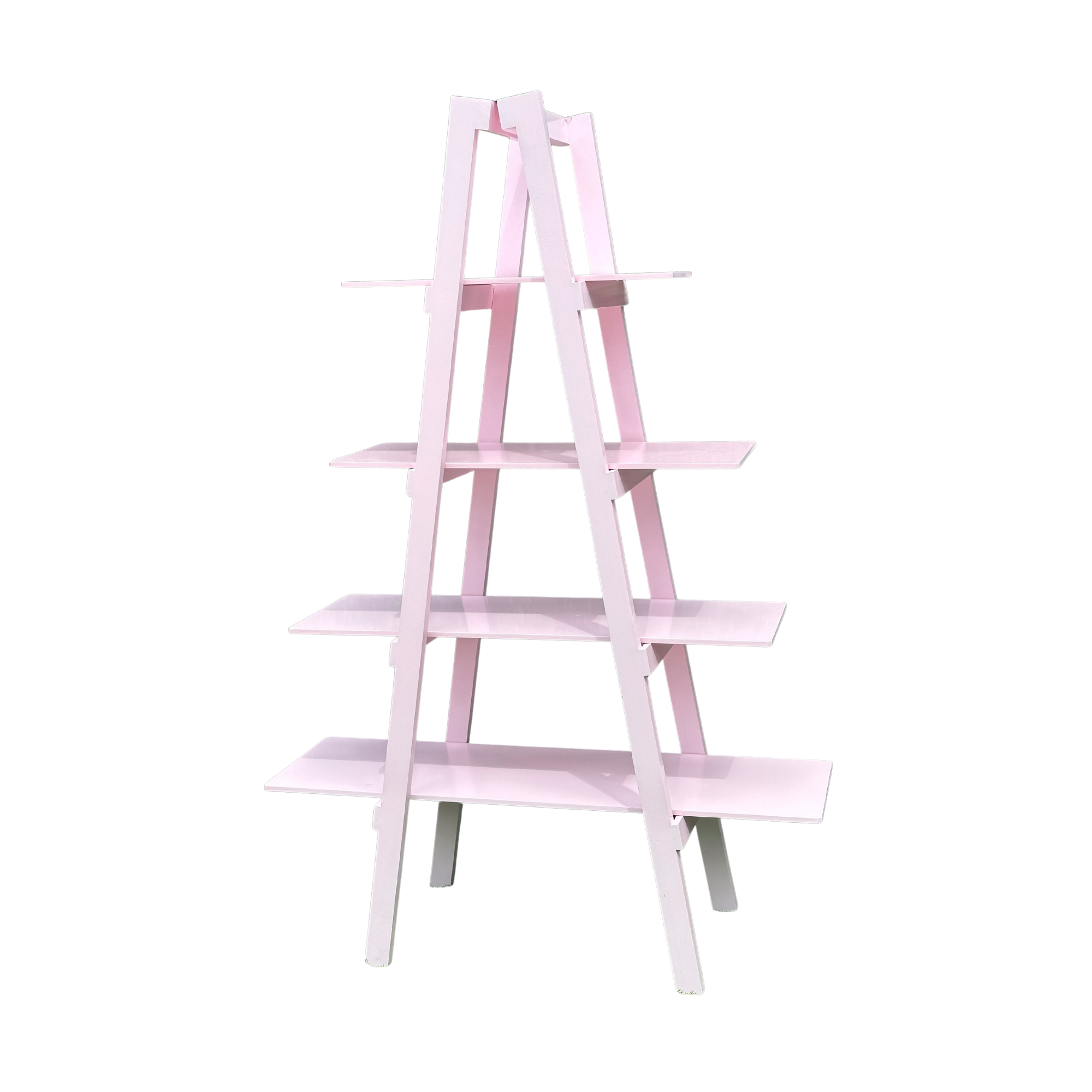 Escalera tijera rosado pastel