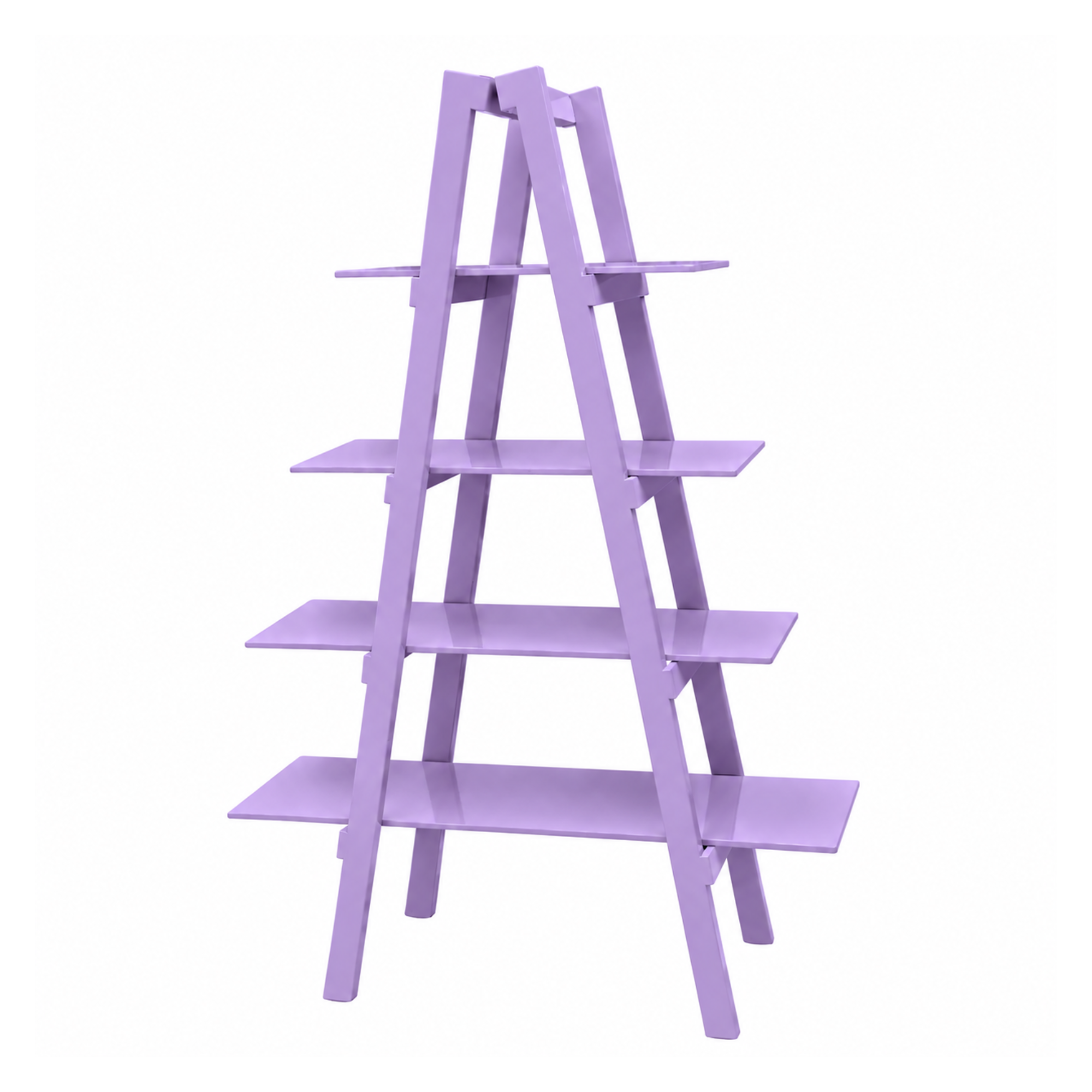 Escalera tijera morado lila