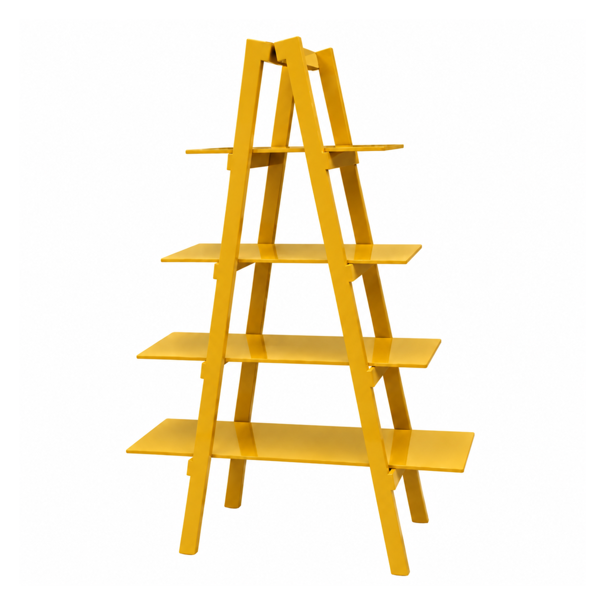 Escalera tijera amarillo pollito