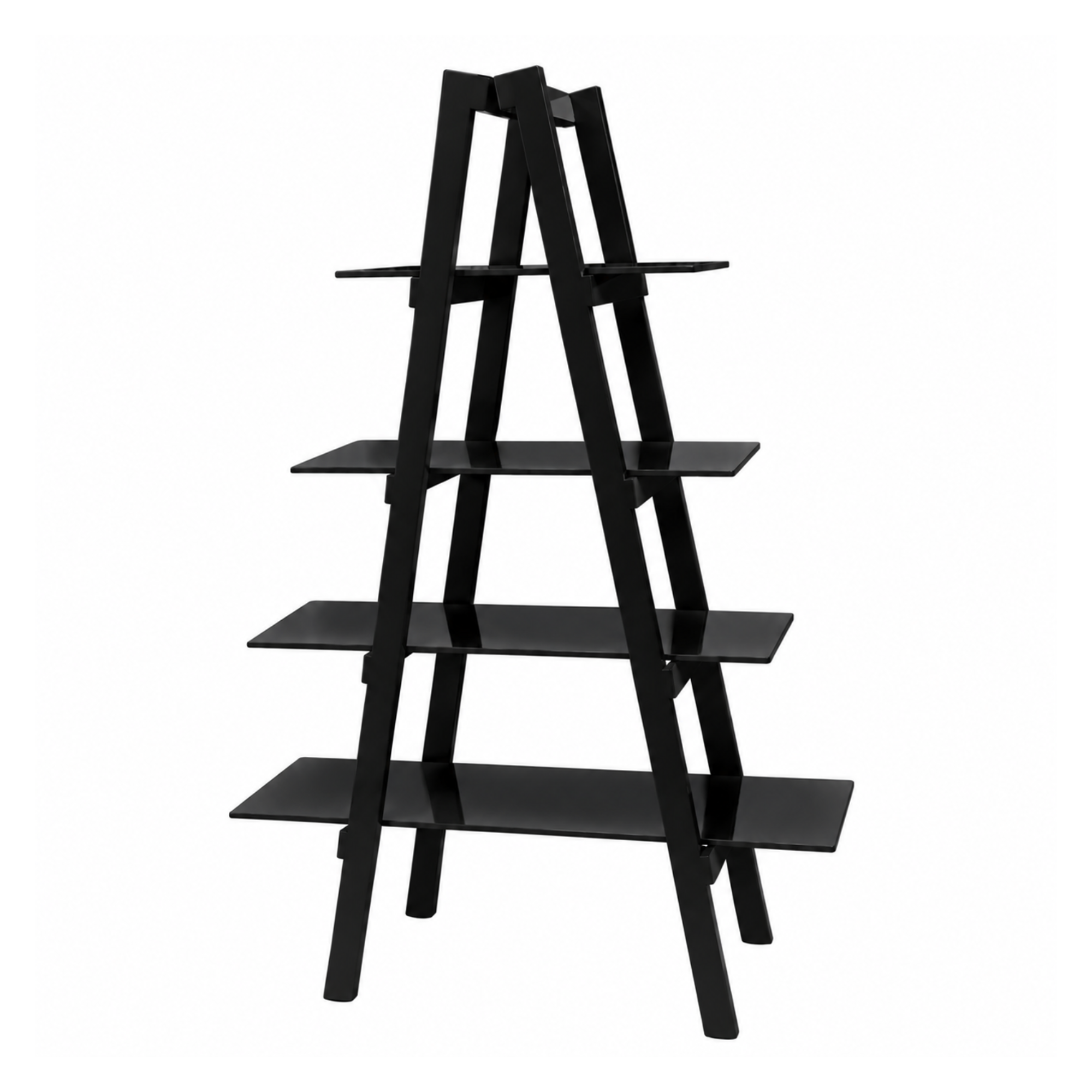 Escalera tijera negra