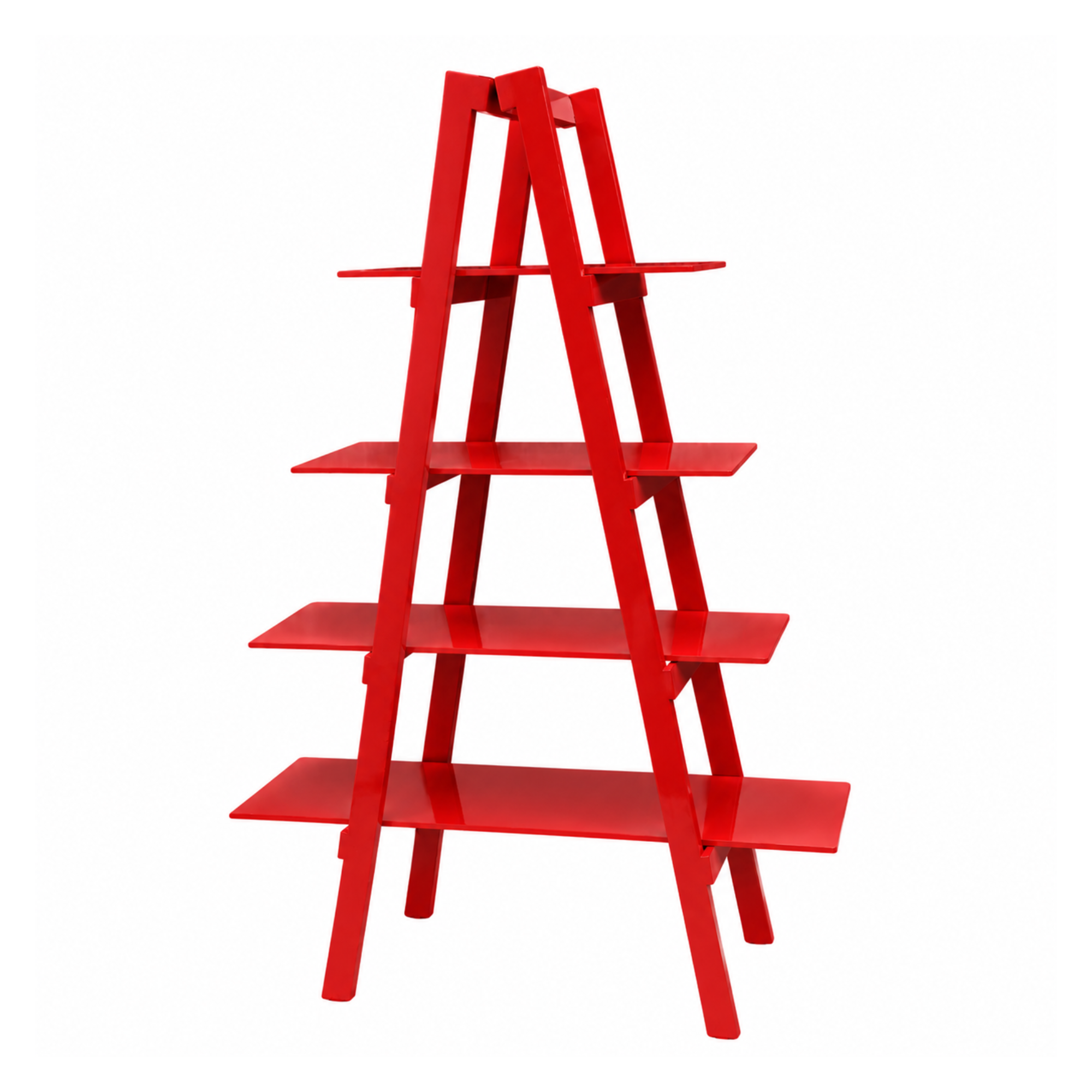 Escalera tijera rojo chino