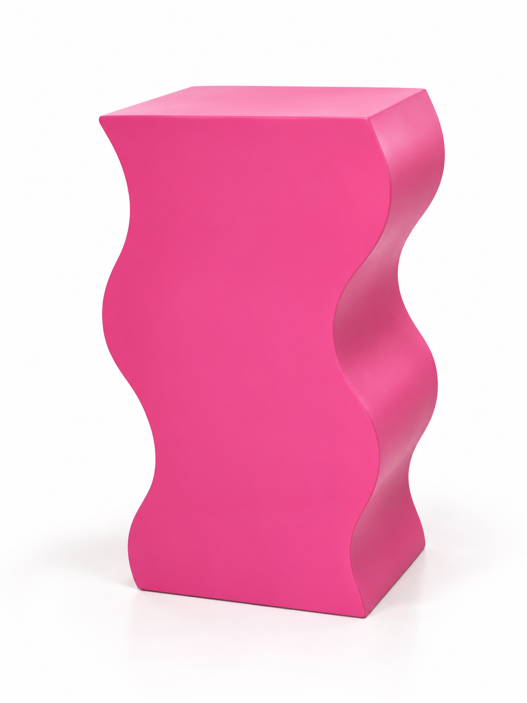Pedestal curveado rosado fucsia