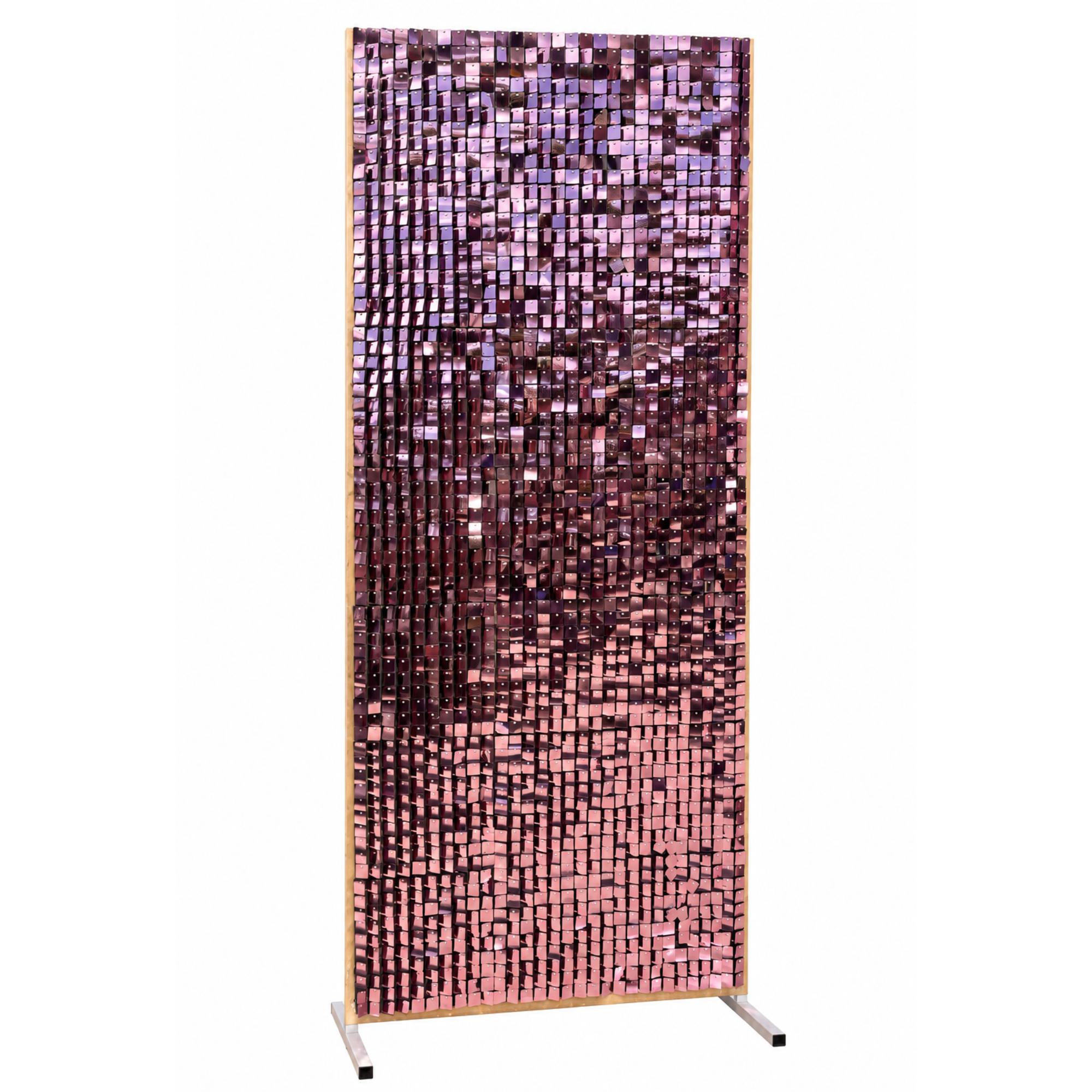 Panel de lentejuelas rosado