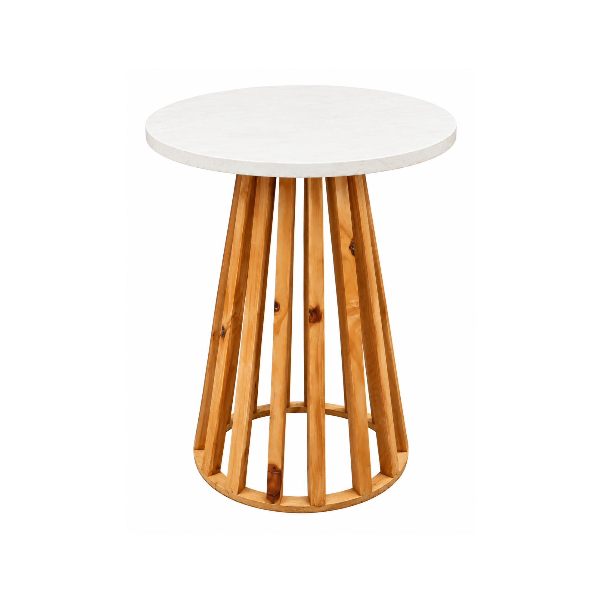 Mesa tablitas tope blanco P