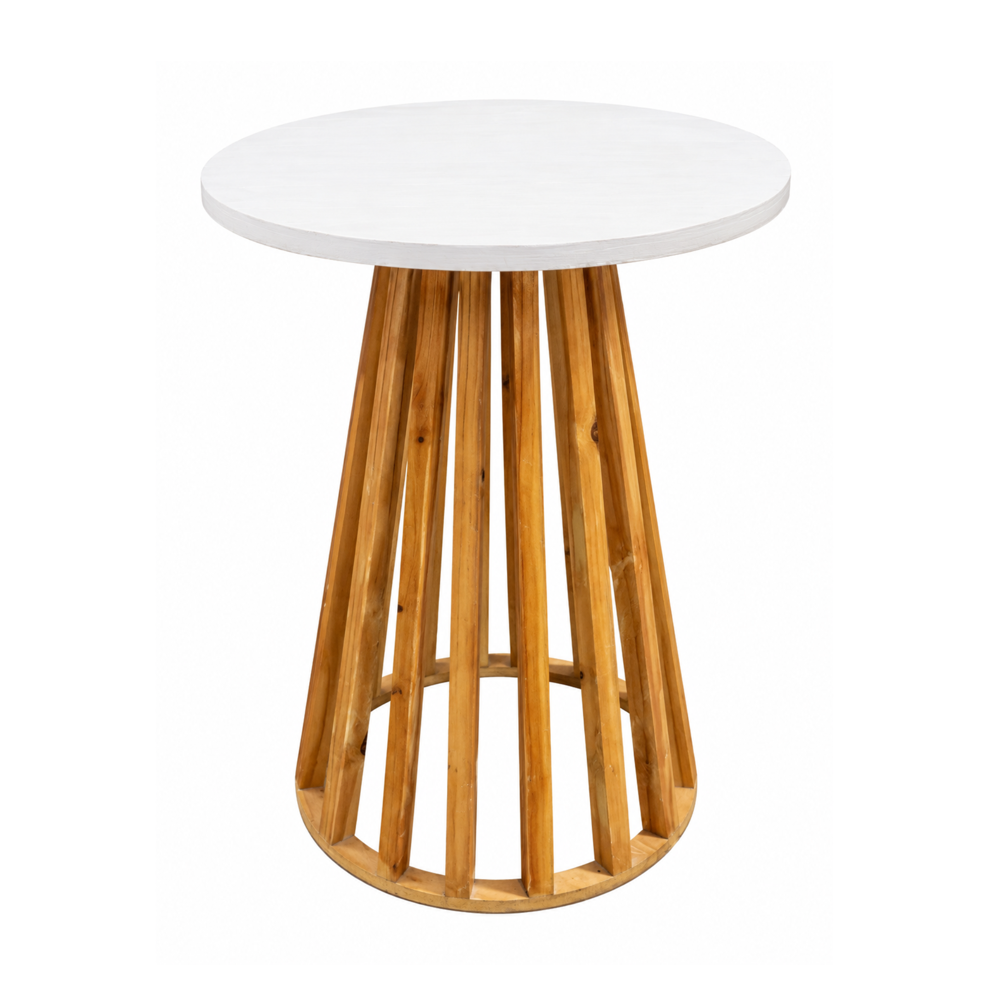 Mesa tablitas tope blanco M